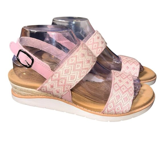 Skechers Shoes - BOBS FROM SKECHERS Beach Kiss Sandals Women’s Size 7 Blush Pink Plush Foam Shoes